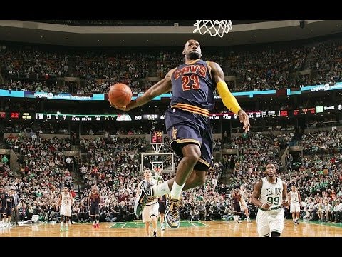 NBA 2017 LeBron James BEST DUNK