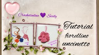 Semplicissimo fiorellino ad uncinetto, crochet flower