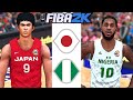 FIBA x Anime Basketball | Japan vs Nigeria | NBA 2K24 Gameplay