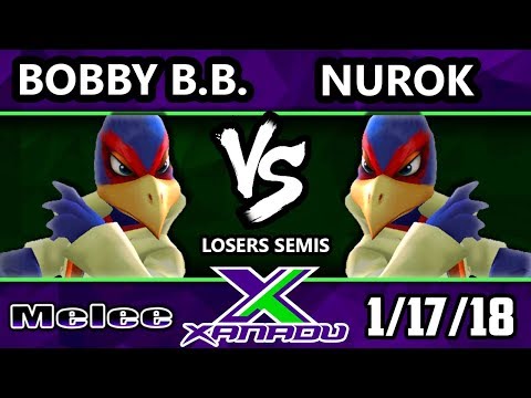 S@X 237 Melee - Bobby Big Ballz (Falco) Vs. Nurok (Falco) - Smash Melee Losers Semis - SSBM