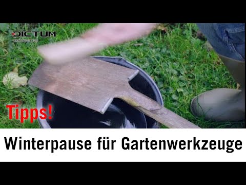 Gartenwerkzeuge einwintern - Schaufeln, Sägen und Scheren richtig pflegen