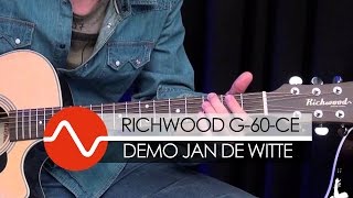 Video thumbnail for Richwood Master Series G-60-CE DEMO by Jan de Witte by The Music Alliance - in total harmony