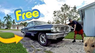I GOT IT..FOR FREE!! Meet GROOT The Abandoned Ford Galaxie 500