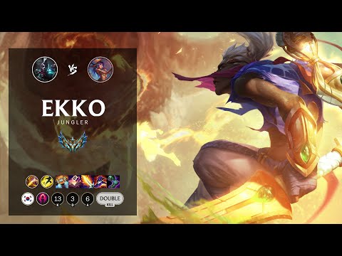 Ekko Jungle vs Lillia - KR Challenger Patch 12.12