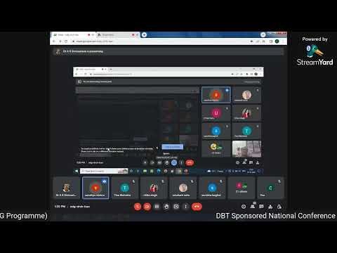 IV, V & VI Scientific Sessions of DBT Sponsored National Conference Day-2, 18 October 2022