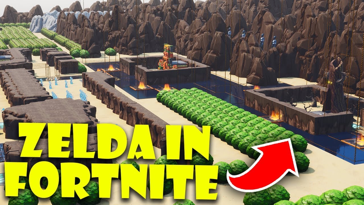 The Original Legend of Zelda In Fortnite with 9 Dungeons! - YouTube