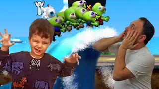 ZOMBİLERLE KANKA OLUP HERŞEYİ YEDİK! 😁 Zombie Tsunami | Doduk Play