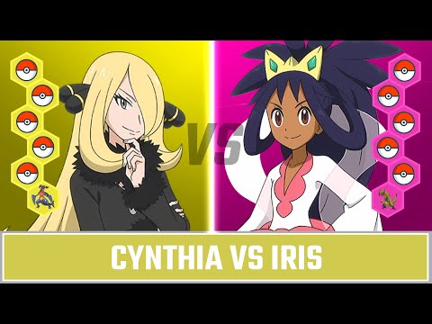 Champion Pokemon Battle: Cynthia vs Iris