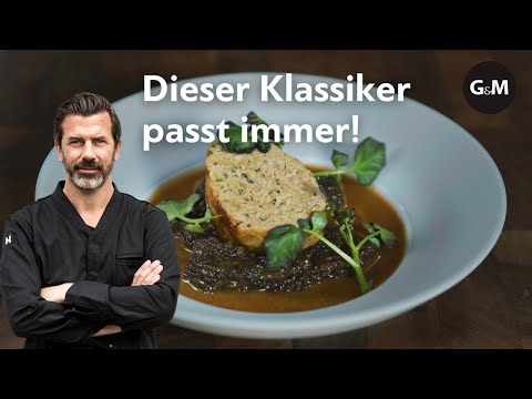 Rezept: Hackbraten mit Morchelsauce | GaultMillau Schweiz