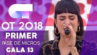 "CRAZY" - NATALIA | PRIMER PASE DE MICROS GALA 13 | OT 2018