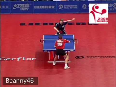 Werner Schlager vs Jörg Roßkopf (2008 WTTTC)