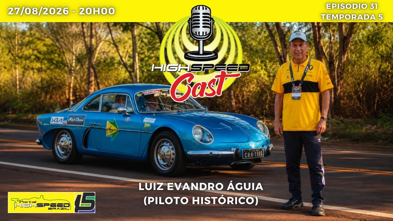 🎙️ LUIZ EVANDRO "ÁGUIA" | Piloto Histórico | HIGH SPEED CAST | AO VIVO