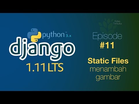 Belajar Django 11 Static File menambah Gambar