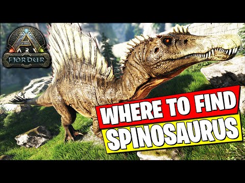 WHERE TO FIND SPINOSAURUS ON ARK FJORDUR (SPAWN LOCATIONS)