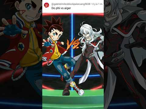 Who's stronger ? Aiger vs Phi Beyblade Burst#shorts CONTENT FOR 13+