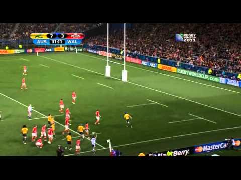 Bronze finale RWC 2011. Touch is in the point of the ball quit! Contract=kick. Mistake?
