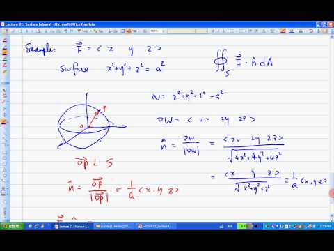 APSC248 Lecture21 Surface Integral (flux) Part I