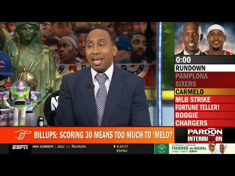 [FULL] Pardon The Interruption | Stephen A. Smith DISAPPOINTED: Scoring 30 means too much to 'Melo?