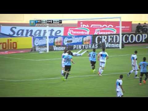 Zelarrayán al palo. Belgrano 0- Gimnasia LP 0. Fecha 4. Primera División 2014. Fútbol Para Todos.