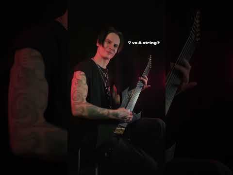 7 vs 8 string #guitar #metal #8string #7string #guitarist #modernmetal #guitarist #esira