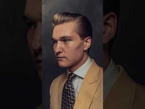 A Classic Hairstyle Styled With Reuzel’s Classic Grease Pomade