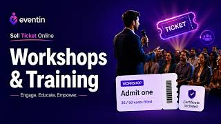 How to Sell Tickets for Workshops & Training Sessions Online with Certificates
