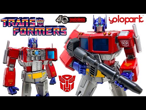 The ULTIMATE G1 OPTIMUS PRIME! Yolopark Transformers AMK PRO Series DIECAST Model Kit Review