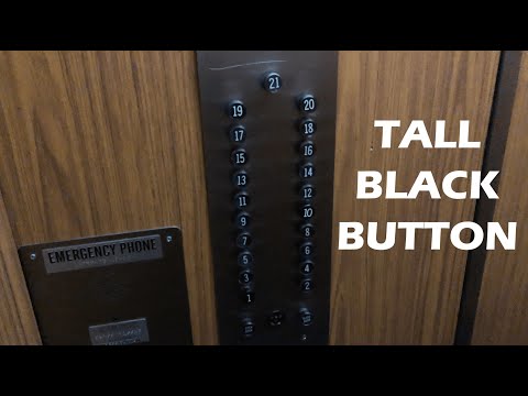 TALL Otis Black Button Traction Elevators in Chicago, IL