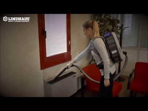 Ryggdammsugare Lindhaus LB 4 Electric 700W - Youtube manufacturer video 2