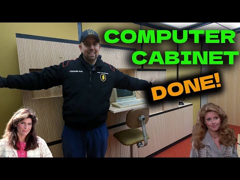 April & Bonnie's Computer Desk is DONE in the Screen Used Knight Rider Semi! Amazing Transformation!