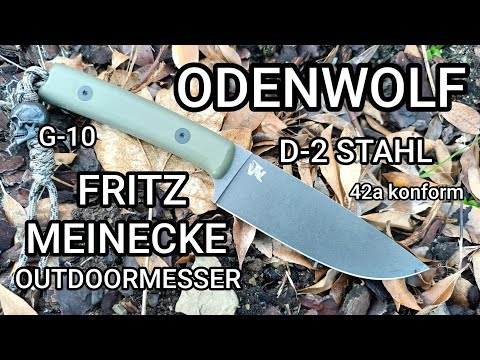 Fritz Meinecke Messer Odenwolf Outdoormesser Review + GIVEAWAY Gewinnspiel Lupus + Ravus zu verlosen