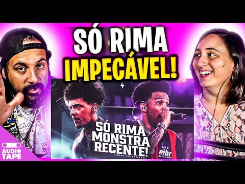 99 RIMAS IMPECÁVEIS das BATALHAS! 💥 - AUDIO TAPE REACT