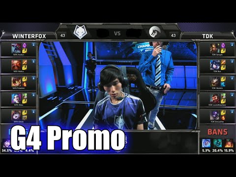 Team Dragon Knights vs Winterfox | Game 4 S5 NA LCS Summer 2015 Promotion Tournament | TDK vs WFX G4