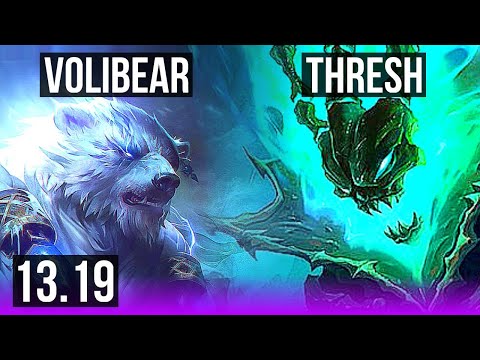 VOLIBEAR & Sivir vs THRESH & Jhin (SUP) | 800+ games, 800K mastery | EUW Master | 13.19