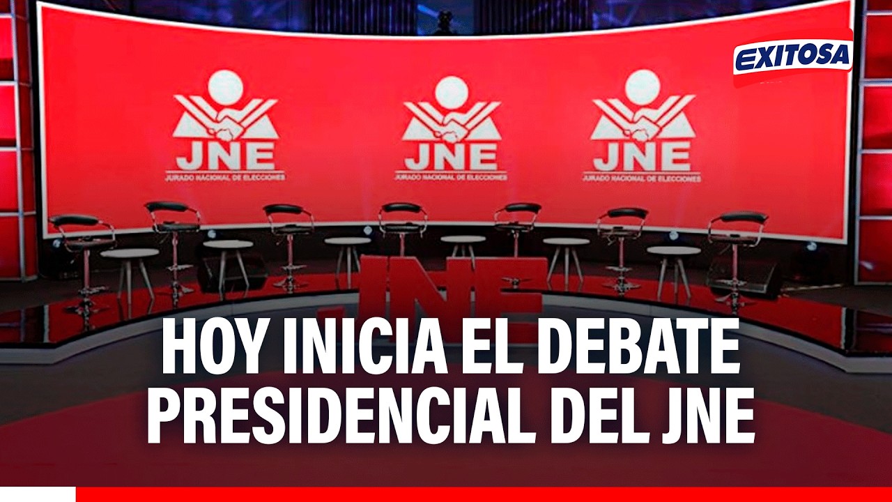 🔴🔵 Elige bien: Hoy inicia el debate presidencial del JNE