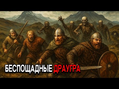 Викинги Исследователи Бежали от Драугра в Исландии 874 н.э.