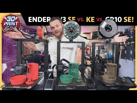 Creality Ender 3 V3 SE vs Ender 3 V3 KE vs CR10 SE