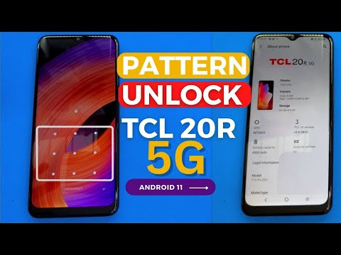 How To Unlock TCL 20R 5G Pattern Lock Android 11 2023 || T767H_EEA Pattern Unlock