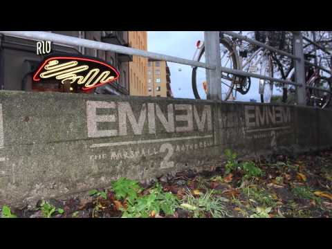 Eminem - MMLP2 | Reverse graffiti in Sweden