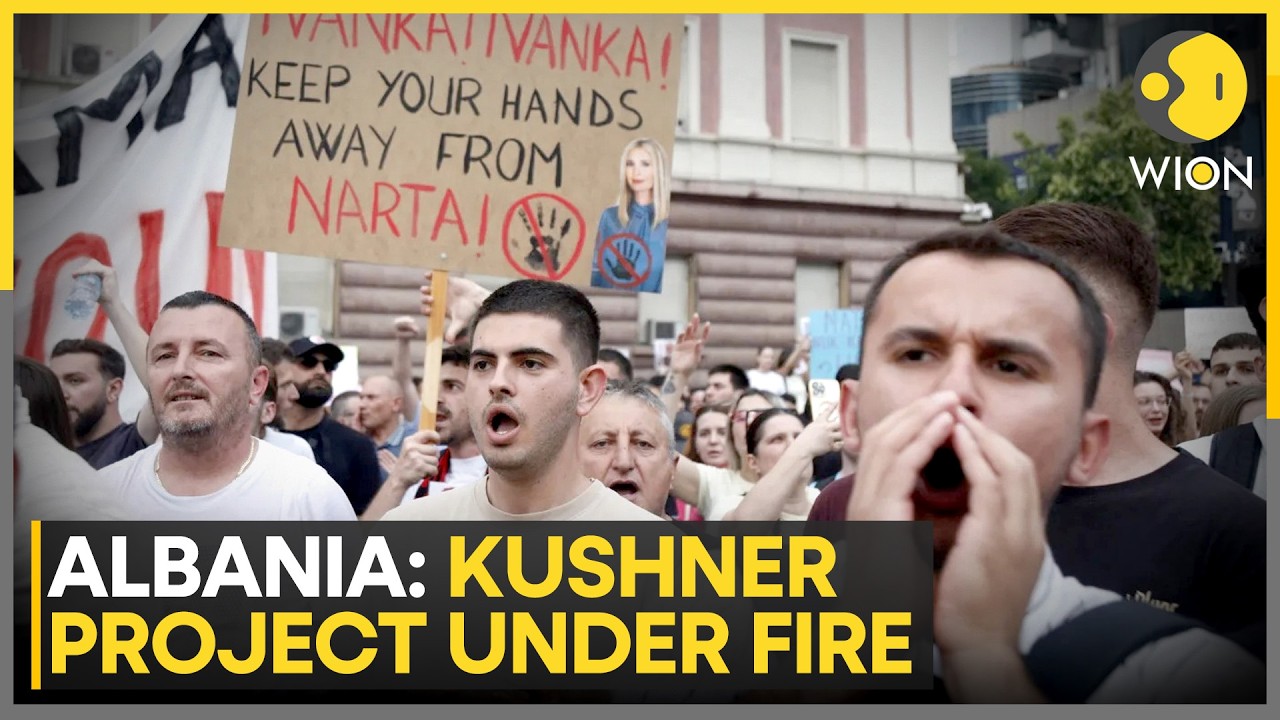 Albanians Lead Flamingo Revolution Opposing Kushner's Luxury Coatal Project | WION News