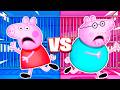 PEPPA PIG Vs DADDY PIG PRISON ESCAPE CHALLENGE In Roblox