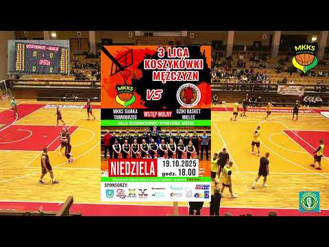 MKKS Siarka Tarnobrzeg 🆚 Dziki Mielec - 3 liga koszykówki mężczyzn. 19 października 2025 r.
