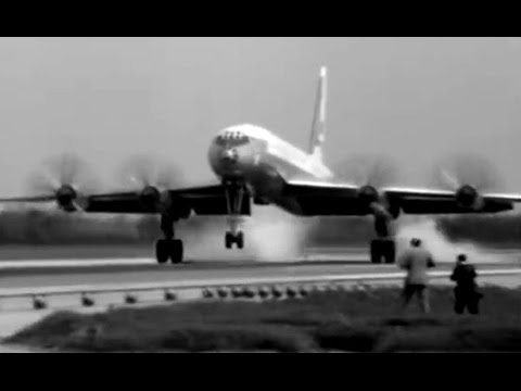 Aeroflot Tupolev Tu-114 Rossiya - "Arrival Amsterdam" - 1964