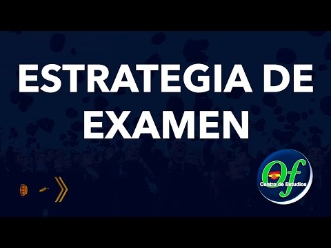 En este vídeo te queremos hablar sobre algunas estrategias que podrás seguir a la hora de realizar el test.