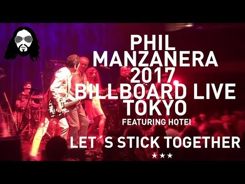 Phil Manzanera and the Sound of Blue band Live in Japan - Let´s Stick Together feat. Hotei