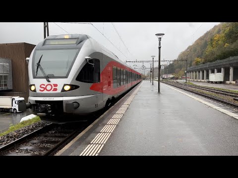 Bahnhof Schwanden GL (24.10.2022)