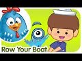 Row Row Row Your Boat Lottie Dottie Chicken Kids Songs And Nursery Rhymes In English