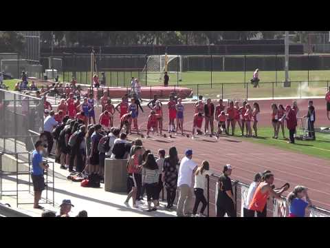 JVB 100m vs HB 4-24-14 - Los Alamitos Boys