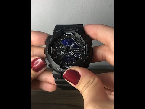 Configuração de relógio Knup KP-SW35