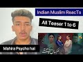 Reaction | Hum Kahan K Sachay Thay All teasers 1 to 6 | Mahira khan| Hum TV | AJ Reaction
